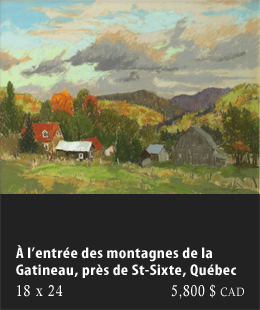 A lentre des montagnes de la Gatineau, prs de St-Sixte, Qc