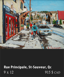Rue principale, St-Sauveur, Qc