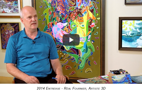 Entrevue en 2013 - Réal Fournier, artiste 3D